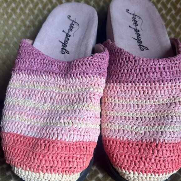 Free People Milo Multicolor Everyday Woven Mules - Picture 4 of 4